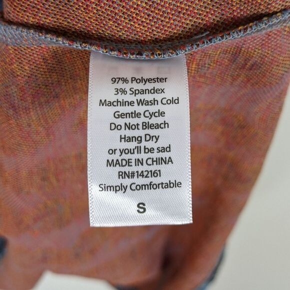 Lularoe Amelia Blue Peacock Short Sleeve Pleated Dress Small - Picture 6 of 9